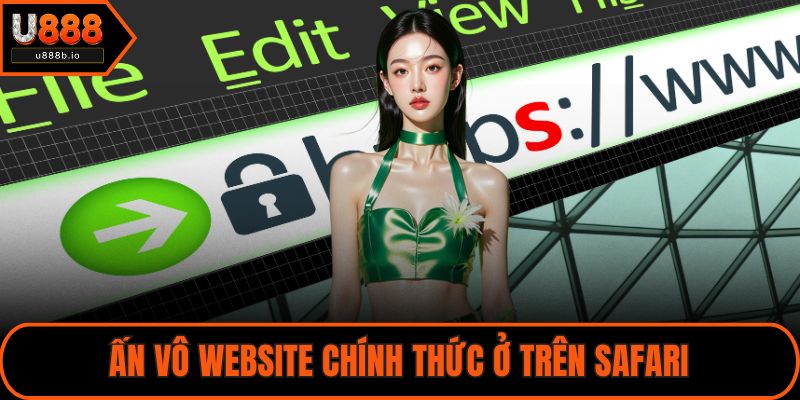 Ấn vô website chính thức ở trên Safari