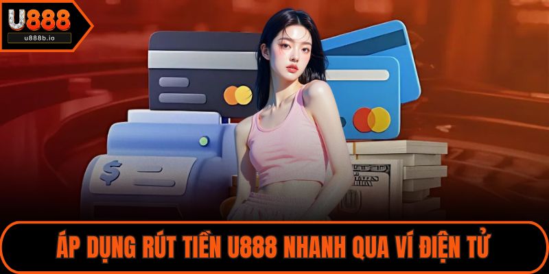 Áp dụng rút tiền U888 nhanh qua ví điện tử