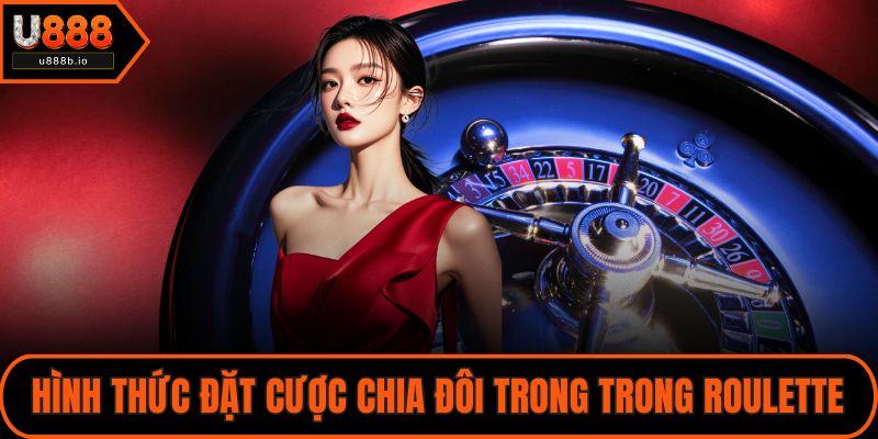 Hình thức đặt cược chia đôi trong trong Roulette